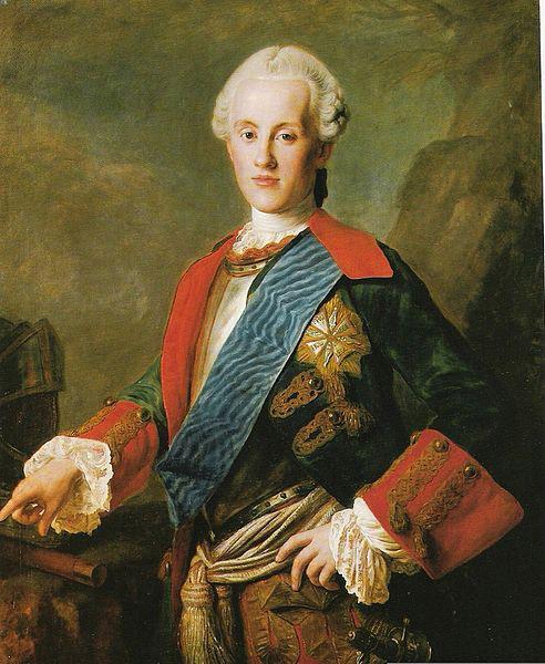 unknow artist Portrait of Carl Christian Joseph of Saxony, Duke of Courland oil painting image